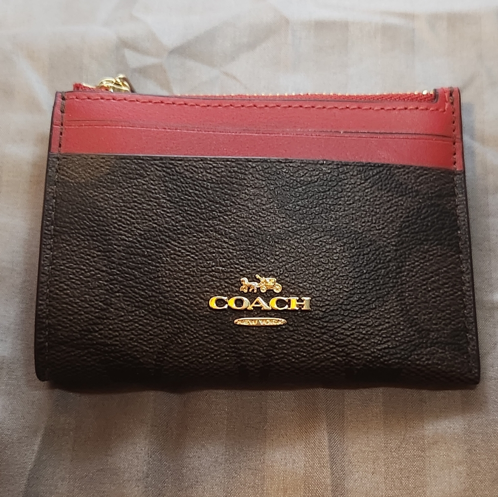 COACH CARD CASE WALLET NWOT